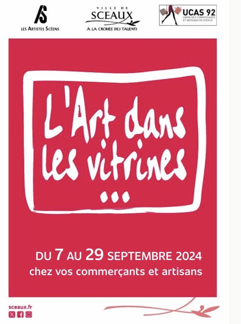 Art dans les vitrines Sceaux