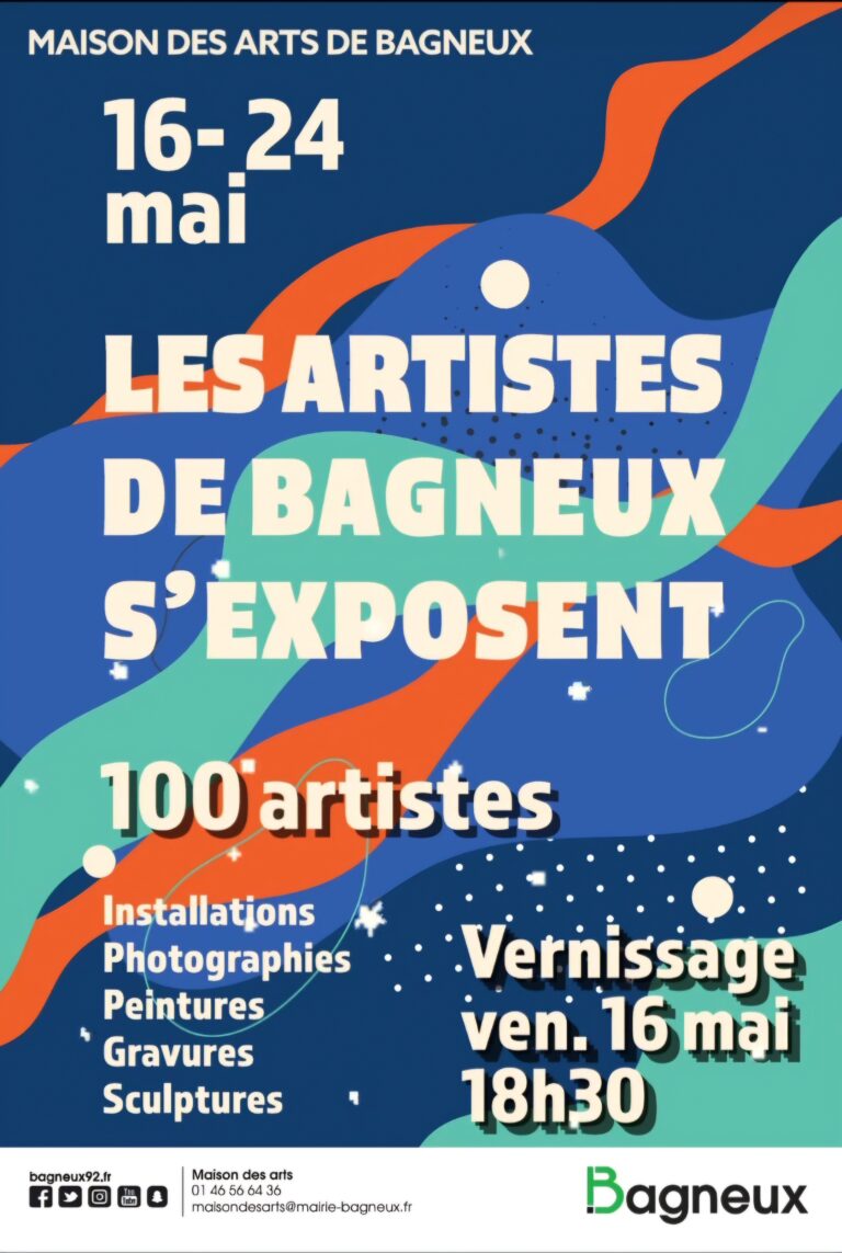 Affiche artistes de Bagneux s'exposent 0525