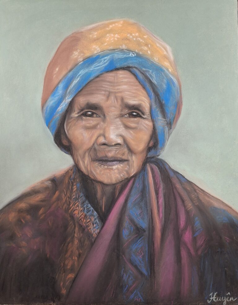 vieille femme asiatique